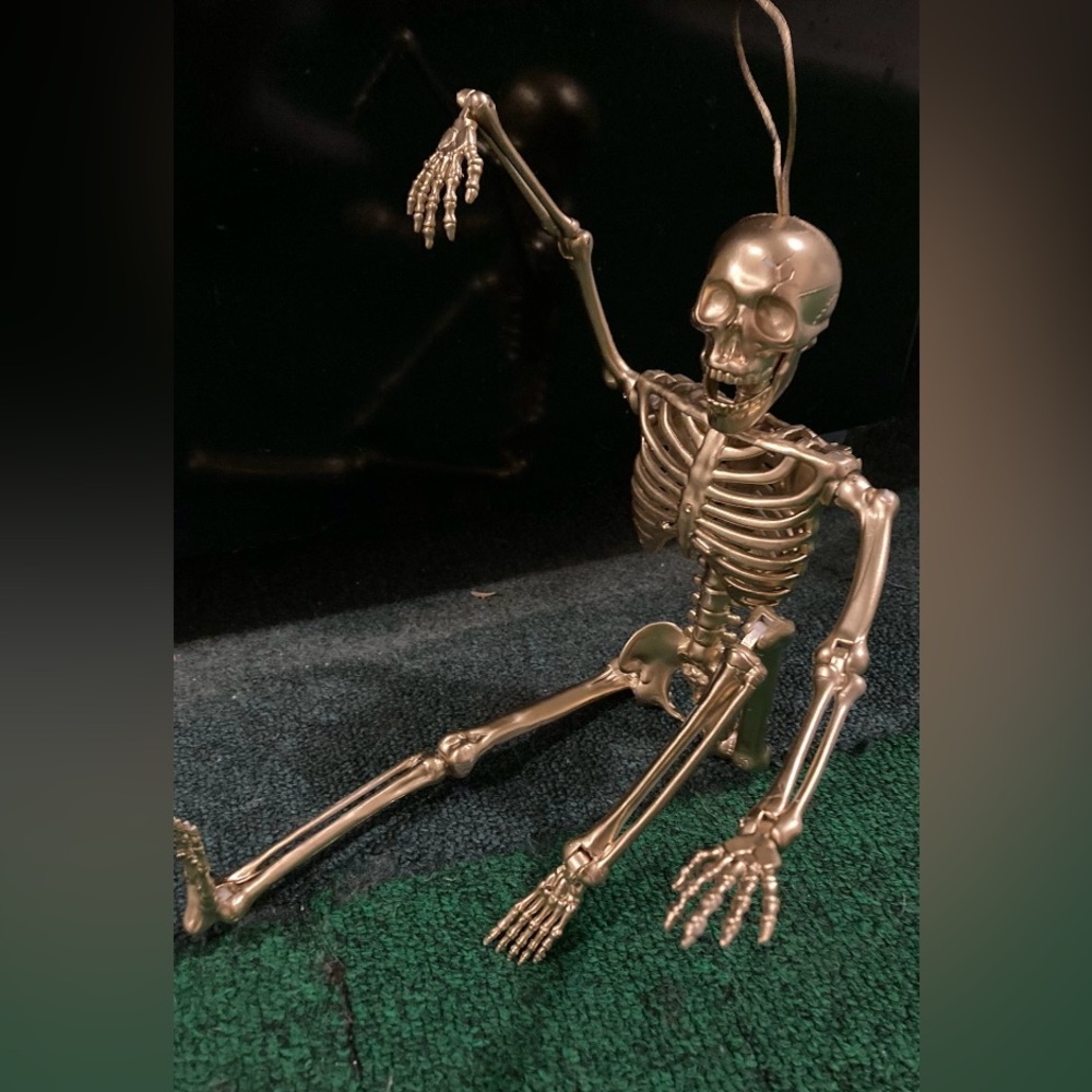 Gold Posable Skeleton